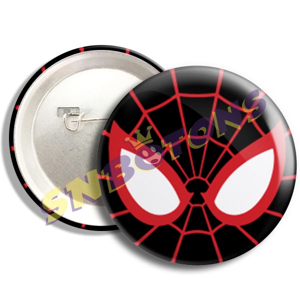 Botons Bottons Broche Homem Aranha Miles Morales