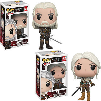 Funko Pop Brinquedo Figura Com Ciri Geraltado De 3: Wild Hunt