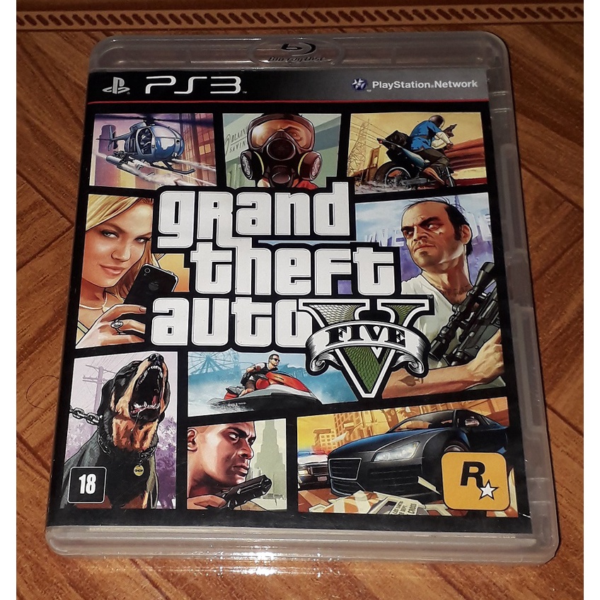 Game Grand Theft Auto GTA V - PS3 - SR Games - Jogos, consoles, acessórios  e assistência técnica.