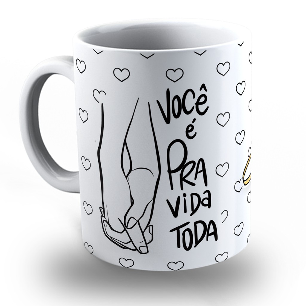 Caneca Dia Dos Namorados de Porcelana Personalizada Para Homem Namorado  Mulher Namorada Presente Ideias Presentes Criativos