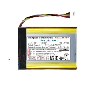 Bateria JBL Go 3 Go3 - 750mAh - 1ICP4/41/55 - Compatível