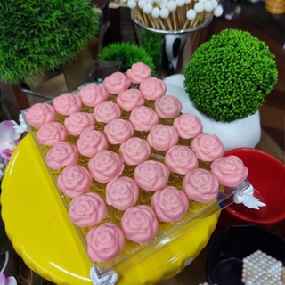 Sabonete Rosa 50 Unidades 3cm - Festa Decoração Lembrancinhas em Oferta na Shopee