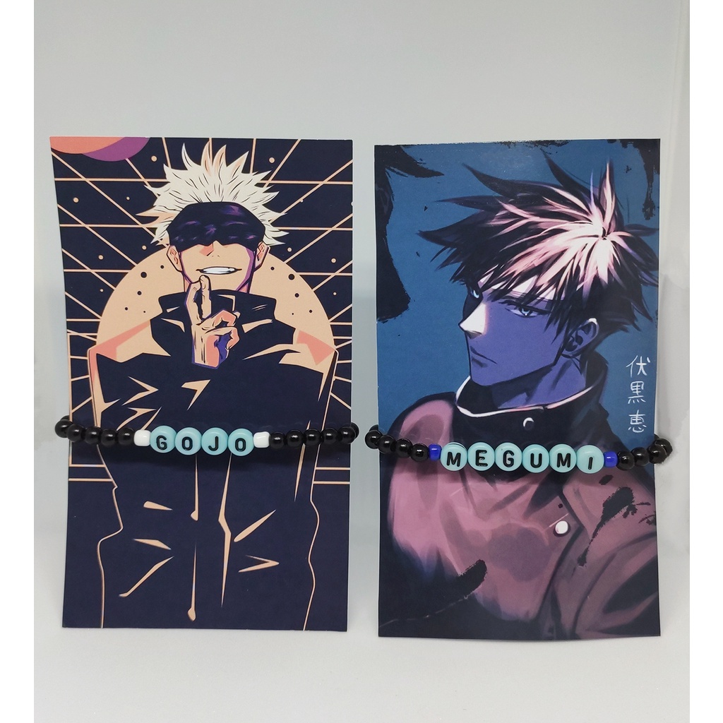 Pulseira Jujutsu Kaisen Anime Gojo Sukuna Megumi Itadori Nobara