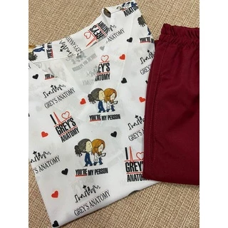 Conjunto cirúrgico estampado Pijama hospitalar Scrub feminino.