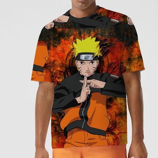 Naruto desenhos animados 3D imprimir t-shirt, camisa de manga