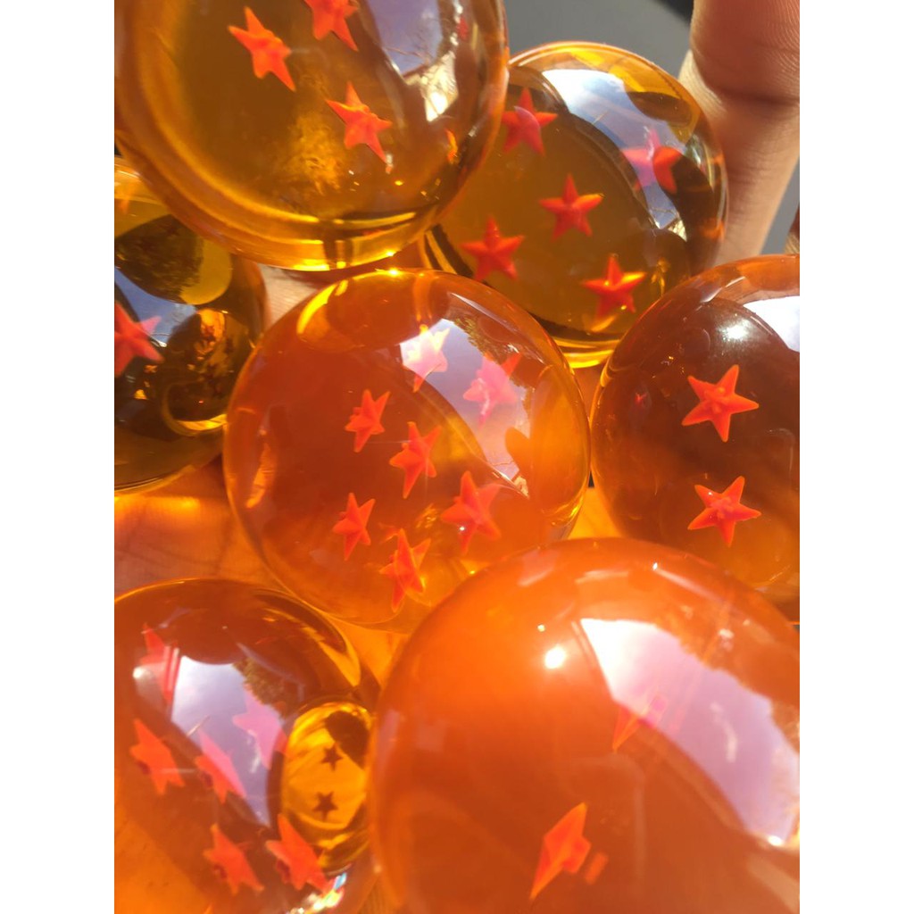 Kit 7 Esferas Do Dragão - Colecionável Dragon Ball Z