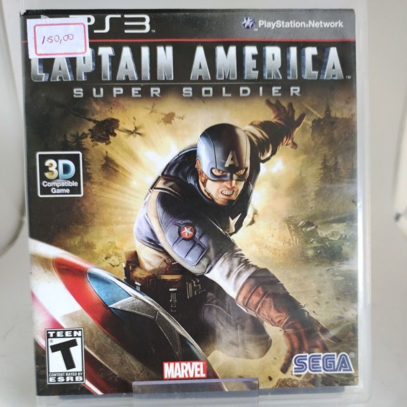 Capitão América Playstation 3 captain amedica super soldier ps3 Capitain America super soldier PS3 PlayStation e