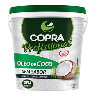 Óleo de coco sem sabor 3,2 litros Balde - Copra