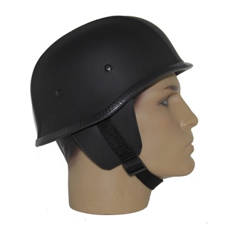 Capacete Moto Aberto Custom Pro Tork Coquinho Vintage Retro Chopper Unissex  Scooter - Preto