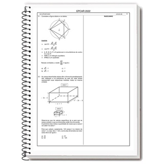 EPCAR 2024/2025 - Apostila De Provas + Gabarito + Folhas De Redação ...
