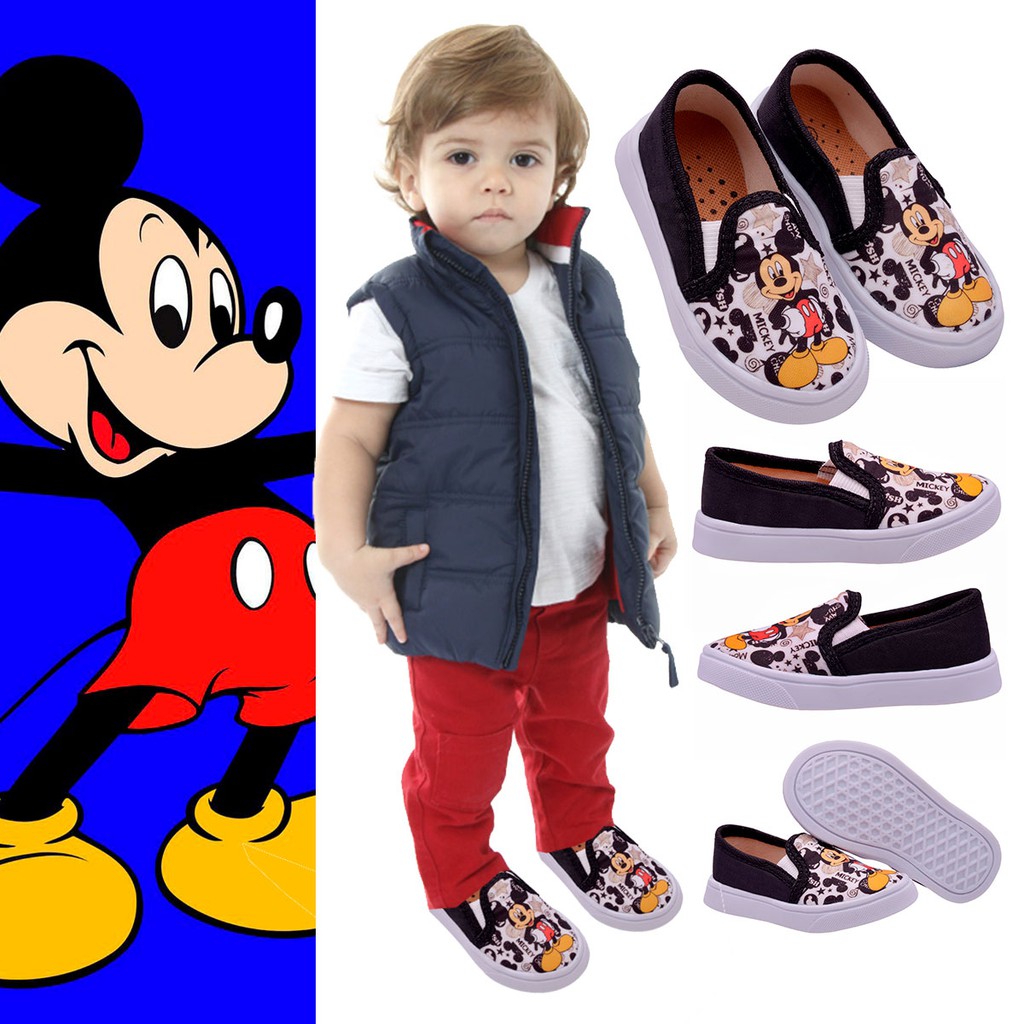 Sapato infantil 2024 do mickey