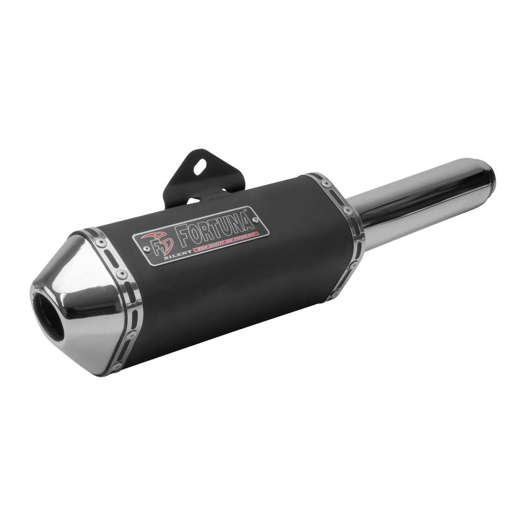 Escapamento Intruder 125 Mini Tri Fortuna Preto | Shopee Brasil