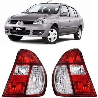Lanterna Traseira Clio Sedan 03 04 05 06 07 08 09 10 Bicolor