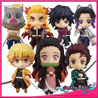 Anime Demon Slayer Action Figure 6 GSC Nendoroid Face-Chanfangante PVC Modelo De Brinquedo Presente De Aniversário