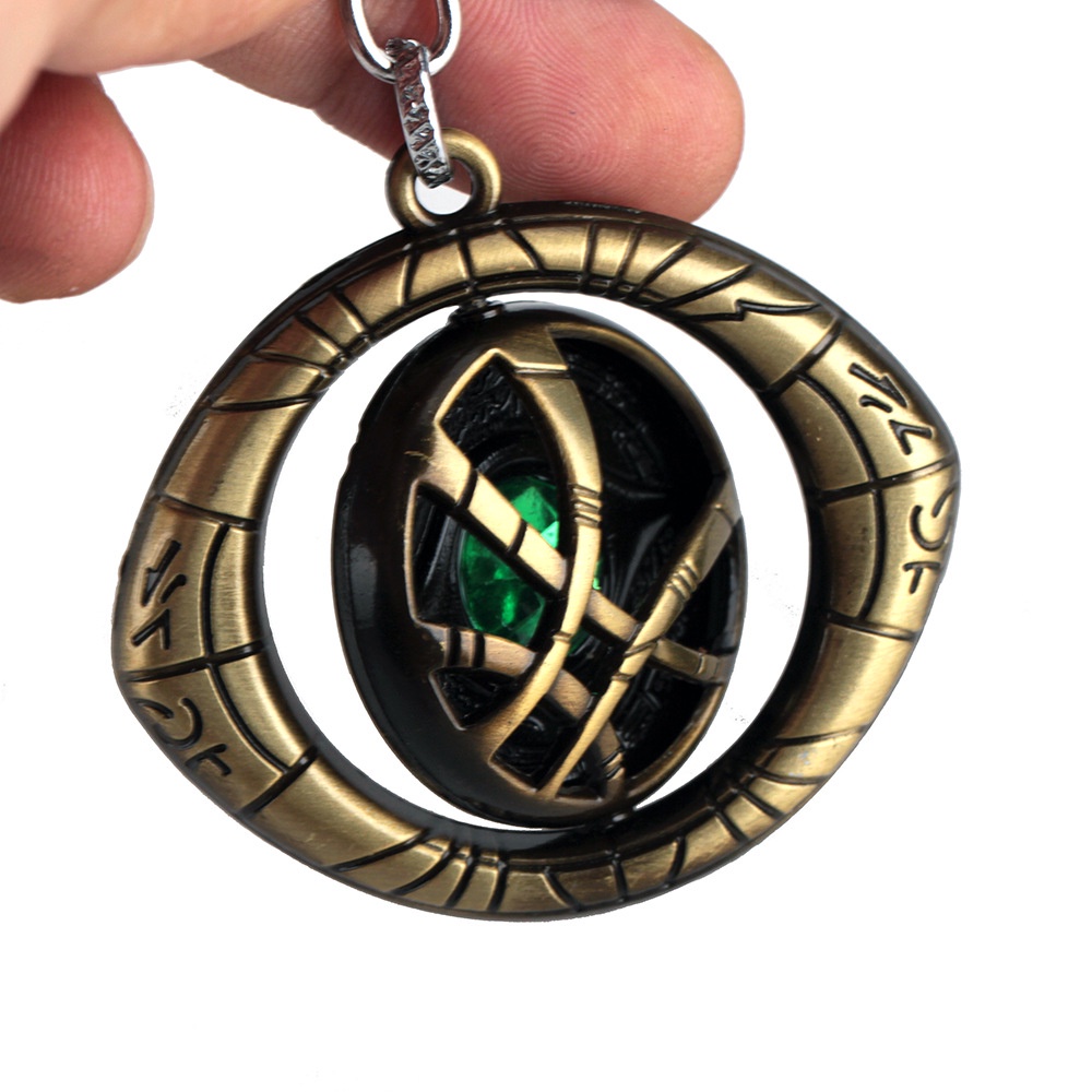 MARVEL DRSTEYEPNK03 Doutor Estranho Olho de Agamotto Colar com pingente,  ouro