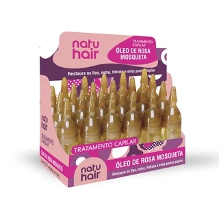 Ampola de Tratamento Capilar Rosa Mosqueta Natuhair 10ml - (6 UN)