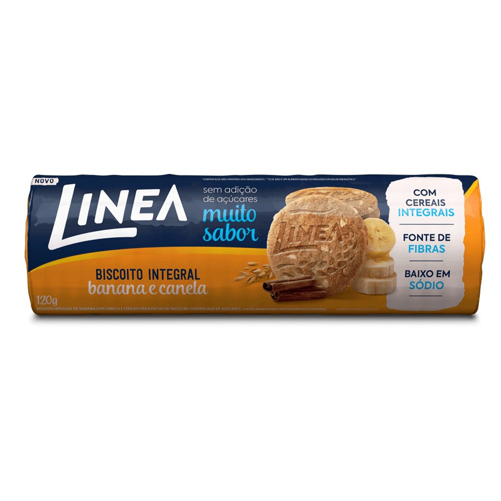 LINEA BISC INT 100G BANANA C/CANELA | Shopee Brasil