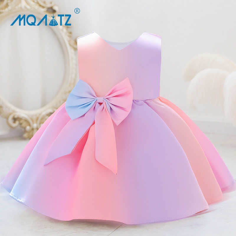 Vestido de menina princesa vestido de aniversário vestido pomposo vestido  bebê vestido bebê