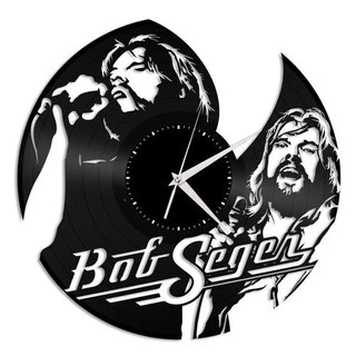 Bob Seger - Relógio Disco De Vinil Decoração