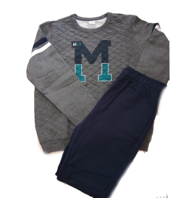 Conjunto de moleton store infantil masculino malwee