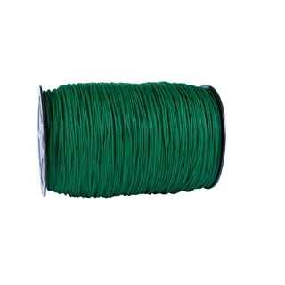 Cordão 5/2 Fio Nautico 5mm Por Metro Verde Bandeira