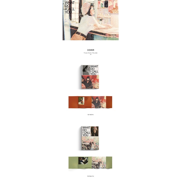 TAEYEON - Mini 4th Album [What Do I Call You] Official Sealed