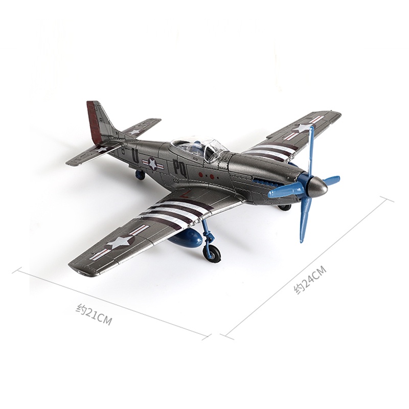 1/48 Mustang P-51 Fighter Modelo 4D Montagem Modelos De Avião