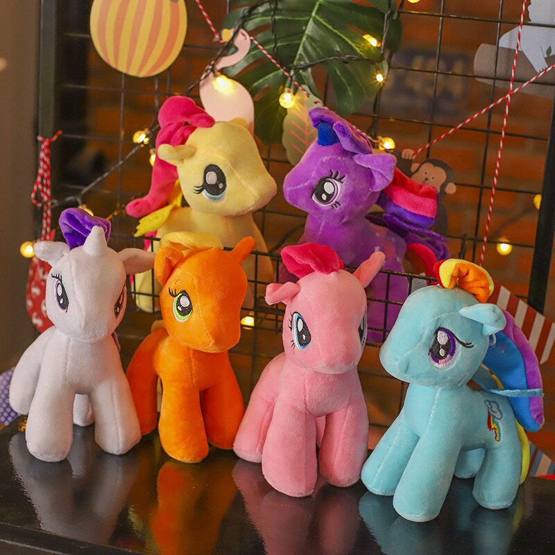 READY STOCK 25cm My Little Pony Rainbow Plush Soft Kids Stuff Toy Gift