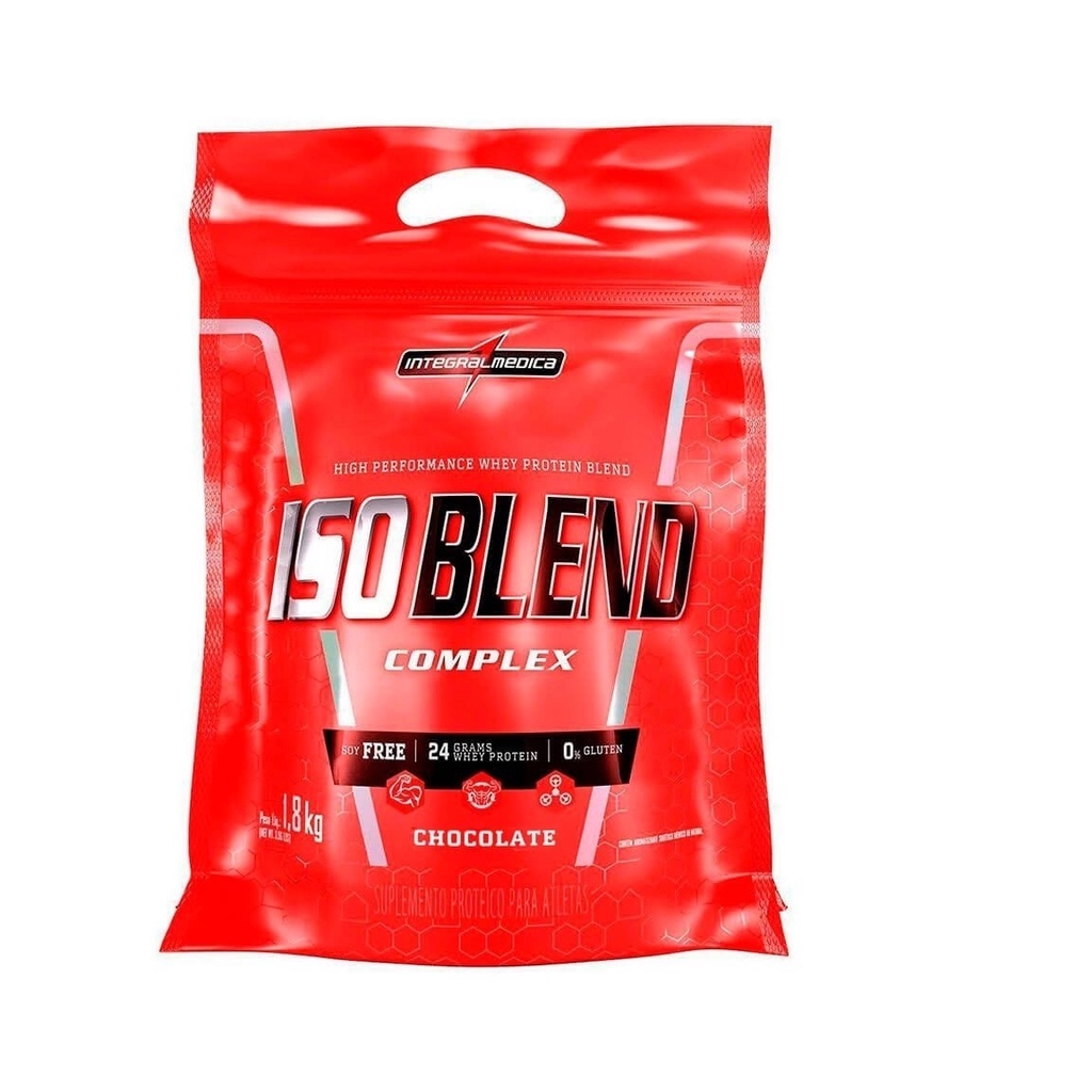 Whey Protein Isoblend Complex 1,8kg Chocolate – Integralmédica 100% ORIGINAL