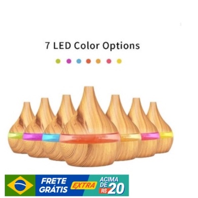 Umidificador Aromatizador de Ar 300ml Bico Fino 300 ml (9024) ( Usar essência hidrossolúvel )