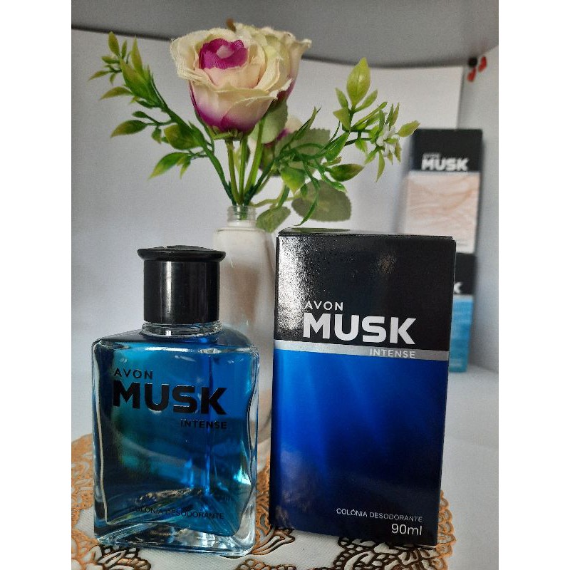 Musk + Intense Deo Colônia (Avon) Perfume Masculino 75ml em
