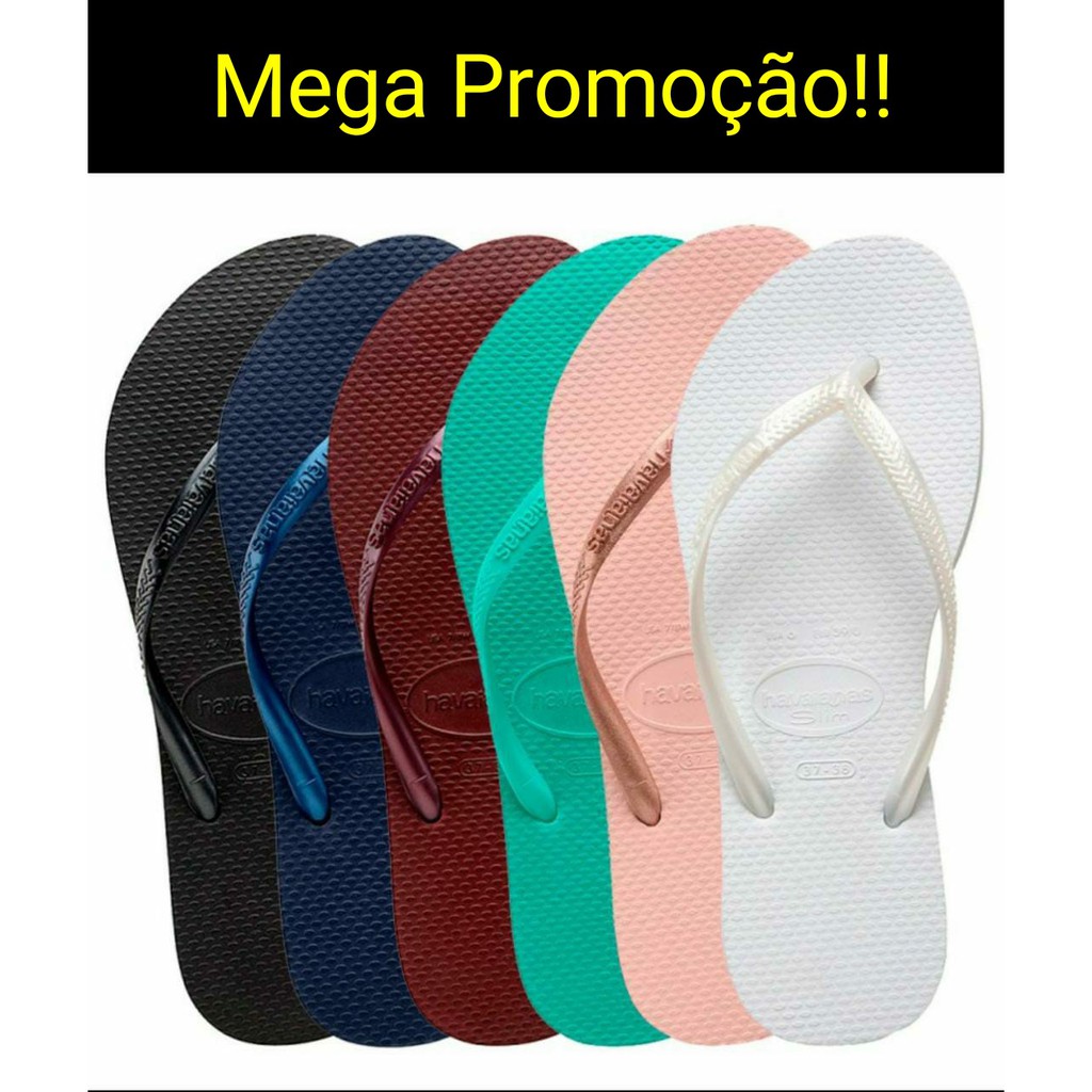 Chinelos havaianas store femininos em promoção