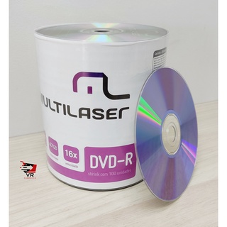 DVD-R Virgem Gravável Multilaser 4.7gb 120min 16x | Shopee Brasil