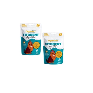 Combo 2un Fitodent Dog Sticks Auxilia Na Higiene Oral Em Cães 160g
