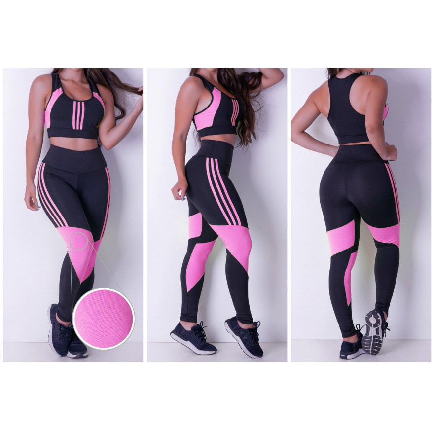 Calça Legging 3D Poliamida Básico Cintura Alta Grossa Fitness Academia Ou  Dia A Dia - Marinho