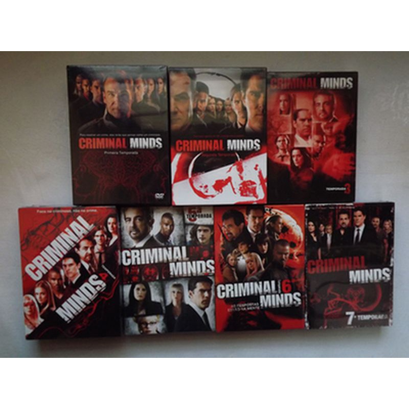 Box Dvd Criminal Minds 1ª A 7ª Temporadas - Novos - Originais