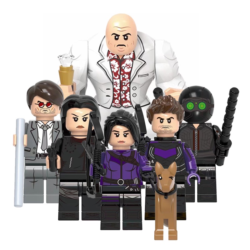 Presente De Brinquedo De Blocos De Construção Marvel Super Heroes Hawkeye