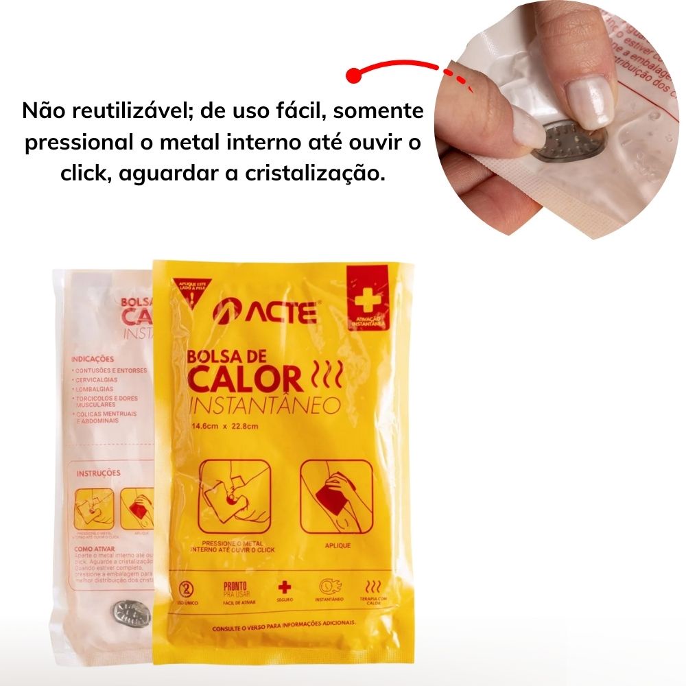 Bolsa de Calor Instantâneo ACTE HEAT PACK Hot Pack APH Tático