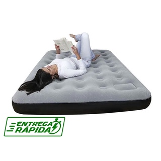 INTEX 64762 Matelas gonflable Downy 2 places - 191 x 137 x 25 cm