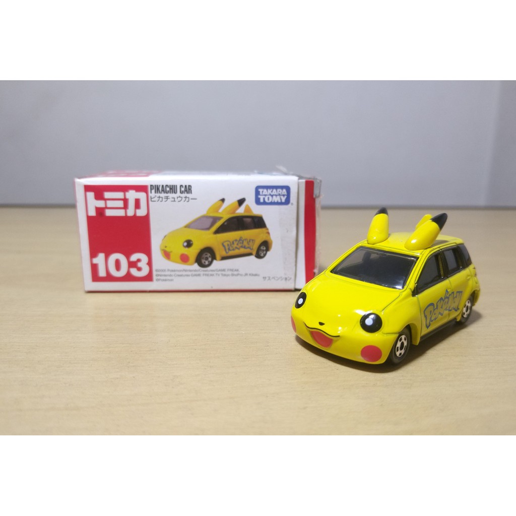 Pikachu Car N 103 Takara Tomy Raro Completo