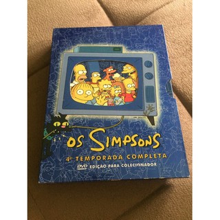 Box Dvd Os Simpsons- Quarta Temporada Completa- 4 Discos | Shopee Brasil