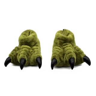 Pantufa 3d Garras Dinossauro Inverno Frio Infantil Adulto Diversão Presente Urso Garra