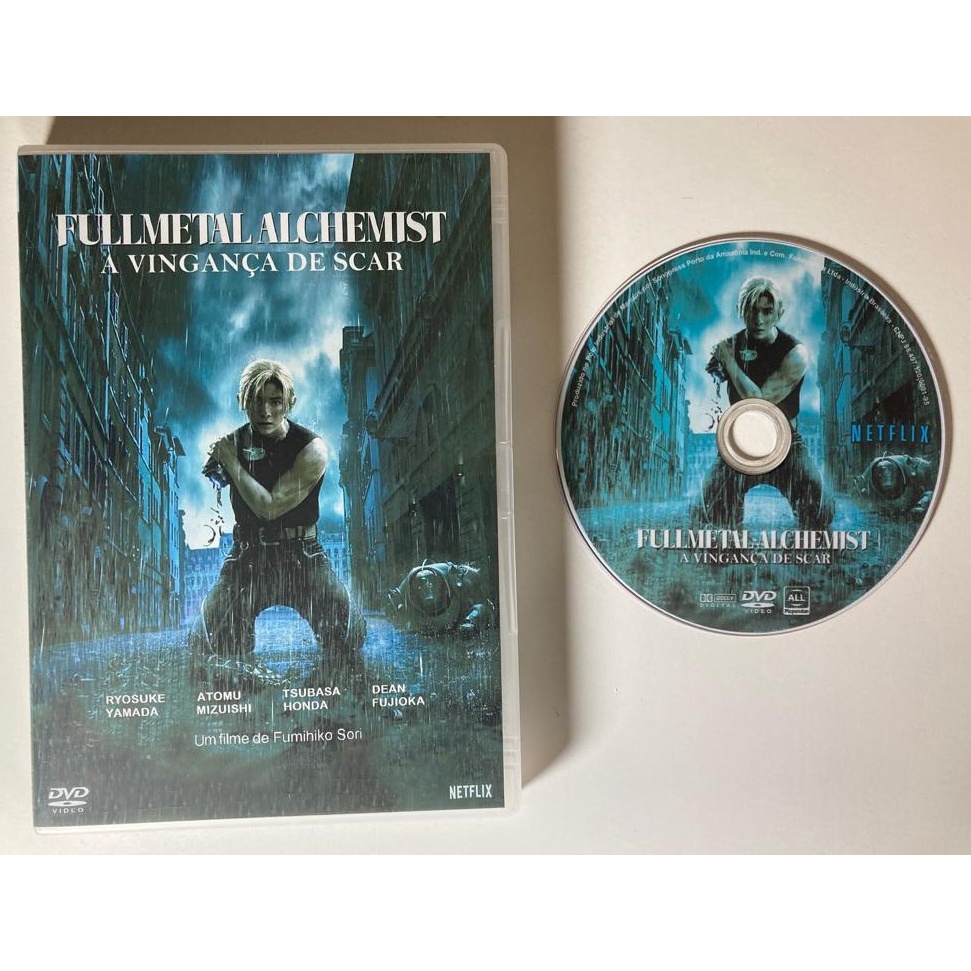 DVD - Fullmetal Alchemist - A Vingança de Scar - Dublado e Legendado