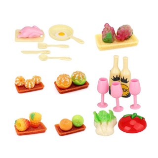 Crianças brinquedos em miniatura comida casa de bonecas acessórios de  cozinha 30cm para bonecas barbie diy