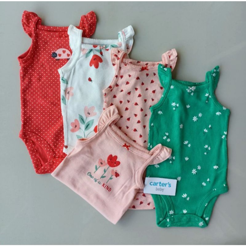 kit body bebê regata 5 peças Importado Original coleção nova joaninha. em Oferta na Shopee