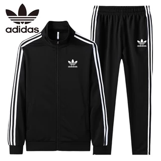[Estoque Pronto] Fatos Esportivos Homens Camisola De Manga Longa E Calças Longas Roupas De Corrida Ao Ar Livre