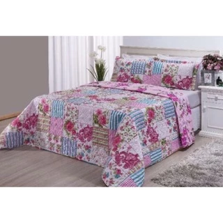 Cobre Leito Matelado Estampado Casal ou Solteiro