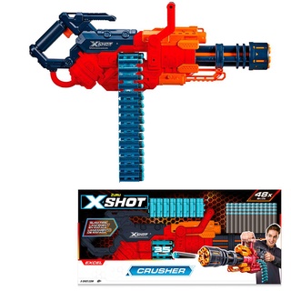 Lancador X-Shot Red - Crusher - 48 dardos
