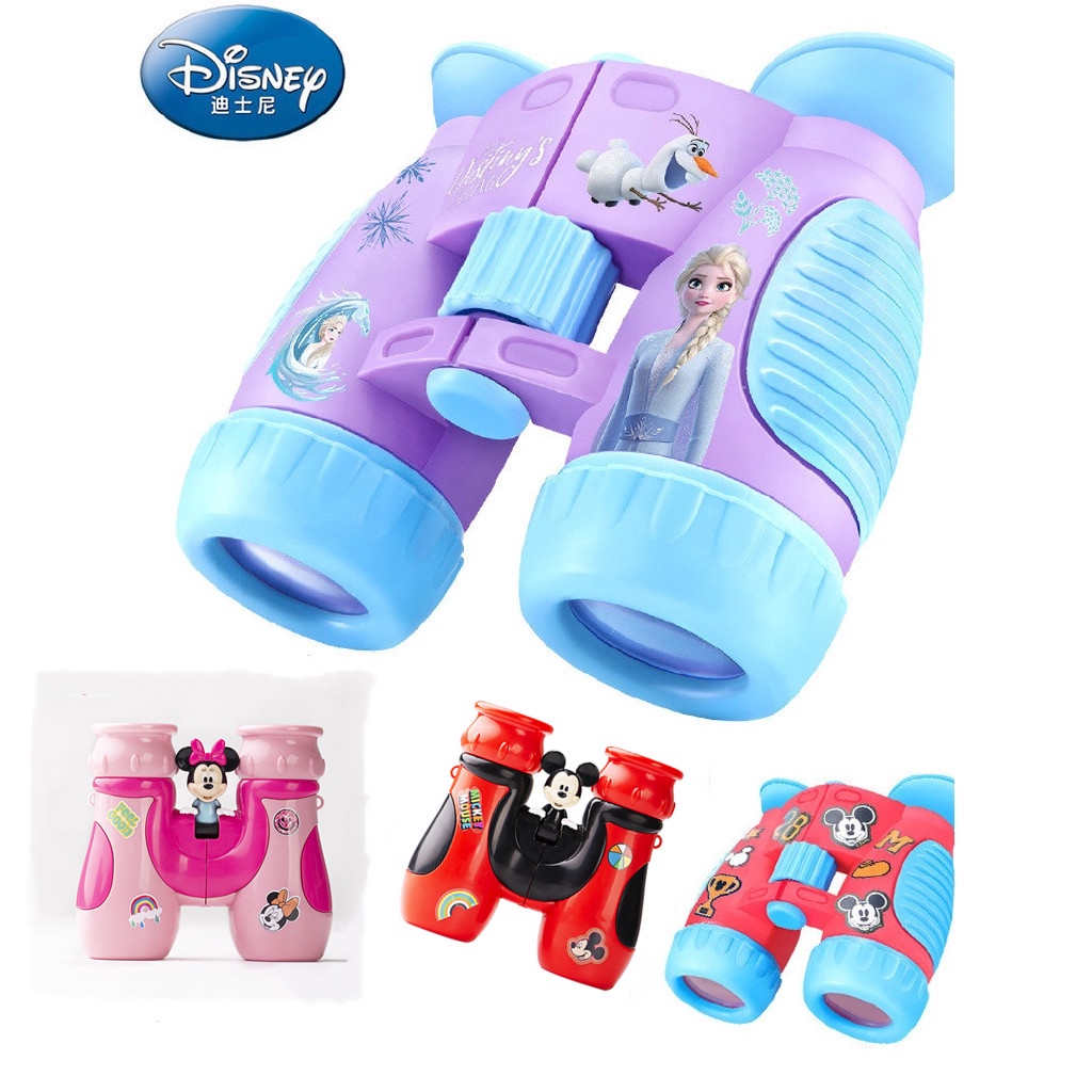 Binóculos Infantil Disney Mickey Minnie Telescópio Com Zoom Anti ...