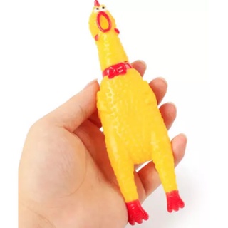 TOYANDONA Gritando Cão Pato Brinquedo Galinhas De Borracha Que Guincham  Frango De Borracha Estridente Brinquedos De Para Galinheiro Filho Mordida  De